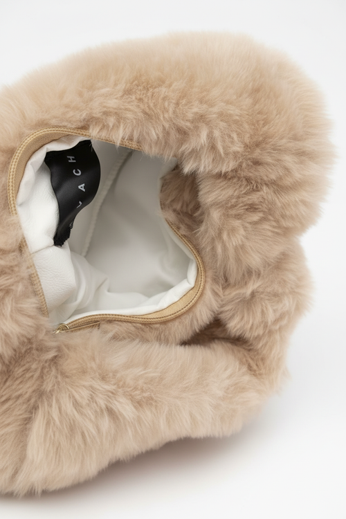 Faux Fur Bag - Interior Detail